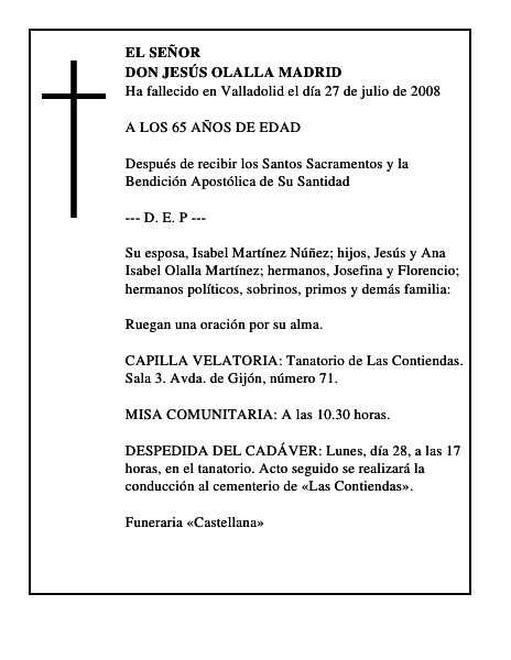 DON JESÚS OLALLA MADRID