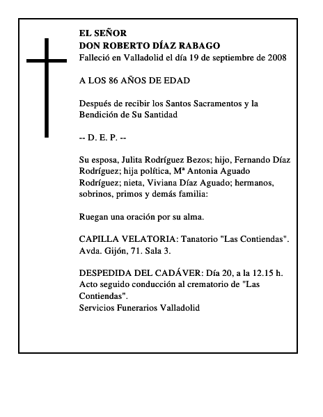 DON ROBERTO DÍAZ RABAGO