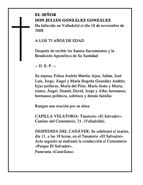 DON JULIÁN GONZÁLEZ GONZÁLEZ