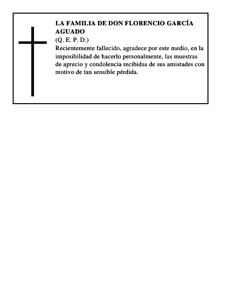 LA FAMILIA DE DON FLORENCIO GARCÍA AGUADO