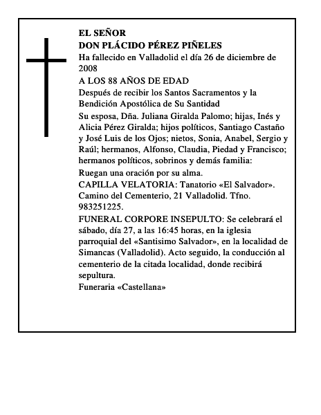 DON PLÁCIDO PÉREZ PIÑELES