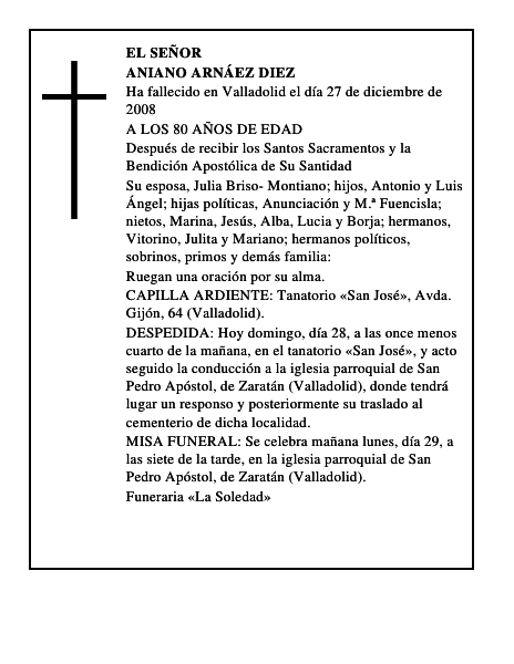 ANIANO ARNÁEZ DIEZ