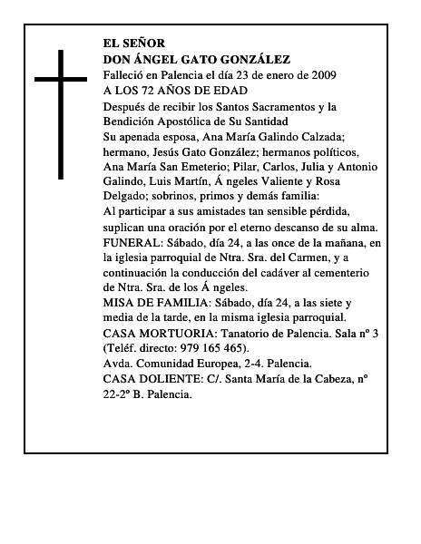 DON ÁNGEL GATO GONZÁLEZ