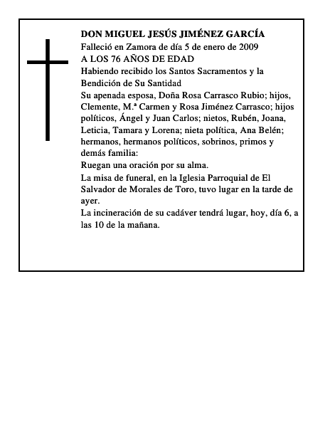 DON MIGUEL JESÚS JIMÉNEZ GARCÍA