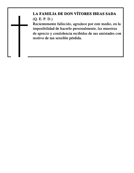 LA FAMILIA DE DON VÍTORES IBEAS SADA