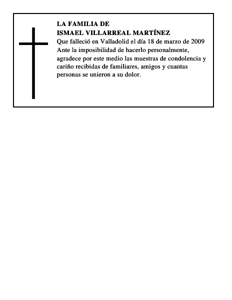 ISMAEL VILLARREAL MARTÍNEZ