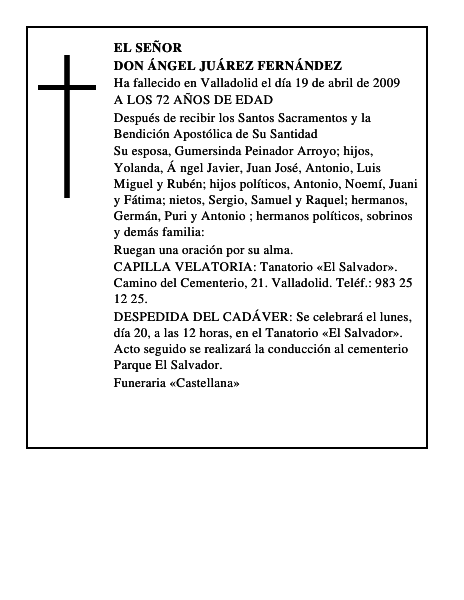 DON ÁNGEL JUÁREZ FERNÁNDEZ