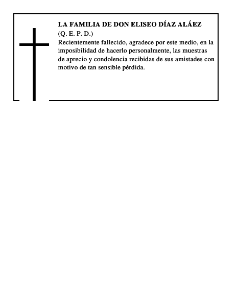 LA FAMILIA DE DON ELISEO DÍAZ ALÁEZ