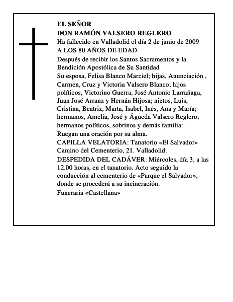 DON RAMÓN VALSERO REGLERO