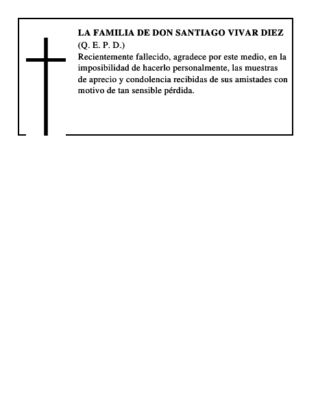 LA FAMILIA DE DON SANTIAGO VIVAR DIEZ