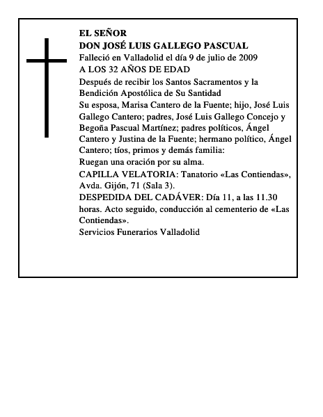 DON JOSÉ LUIS GALLEGO PASCUAL