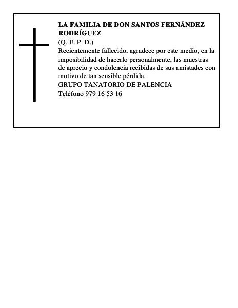 LA FAMILIA DE DON SANTOS FERNÁNDEZ RODRÍGUEZ