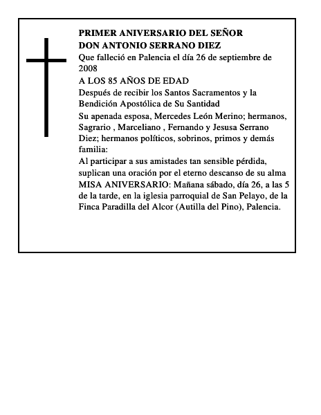 DON ANTONIO SERRANO DIEZ