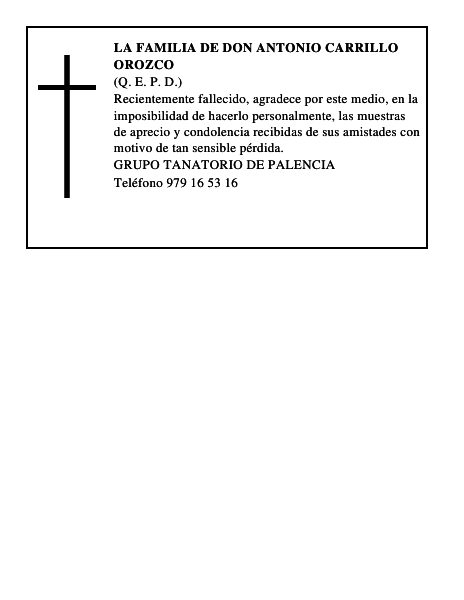 LA FAMILIA DE DON ANTONIO CARRILLO OROZCO