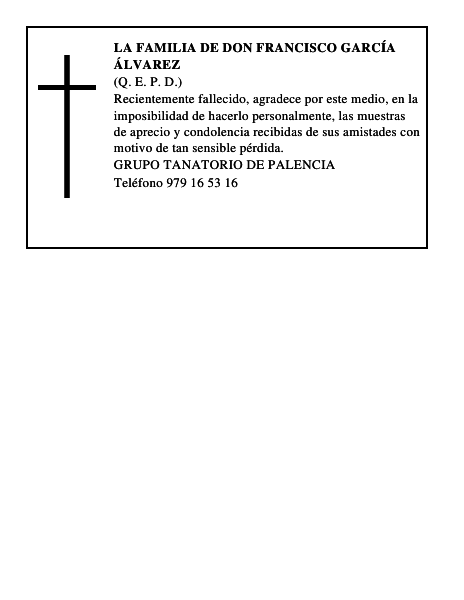LA FAMILIA DE DON FRANCISCO GARCÍA ÁLVAREZ