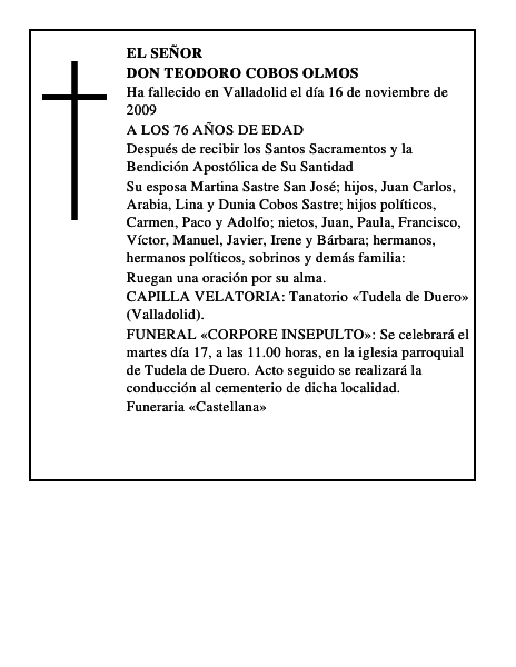 DON TEODORO COBOS OLMOS
