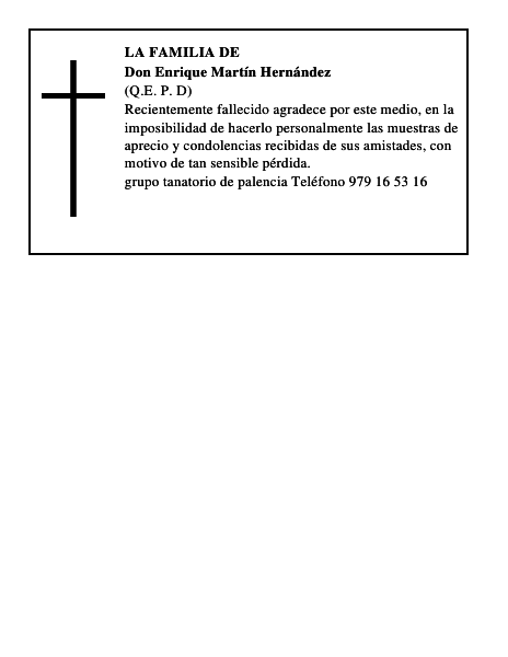 Don Enrique Martín Hernández