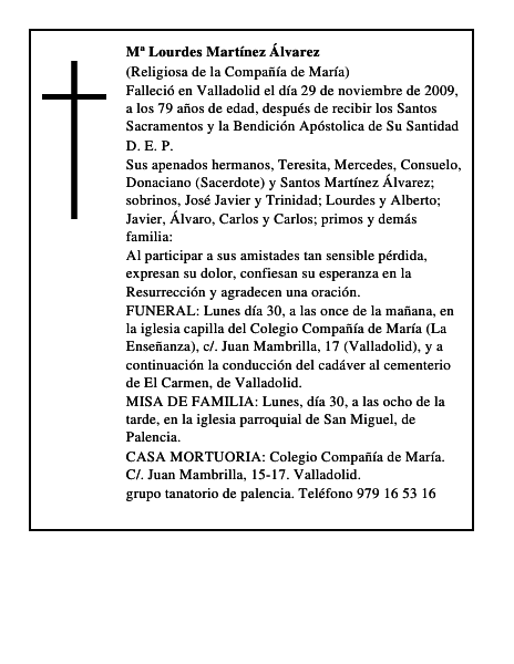 Mª Lourdes Martínez Álvarez