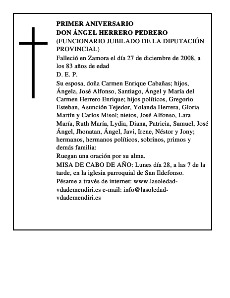 Don Ángel Herrero Pedrero