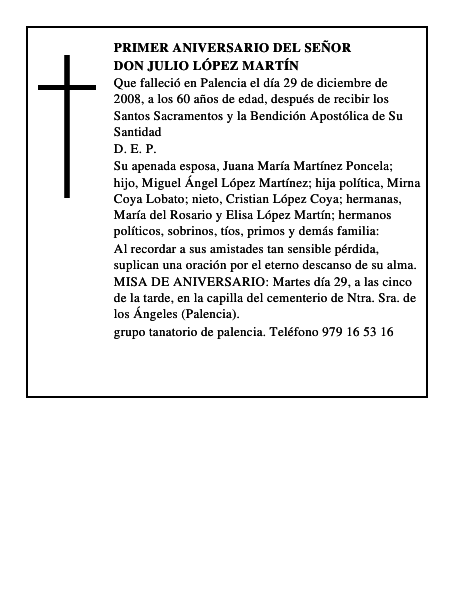 Don Julio López Martín