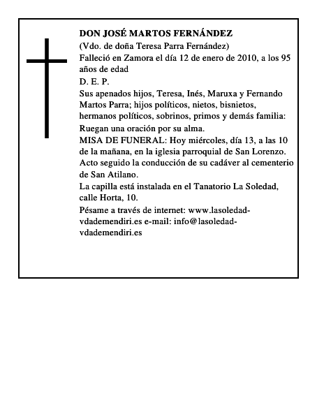 Don José Martos Fernández