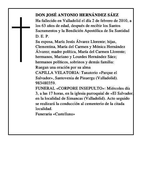 Don José Antonio Hernández Sáez