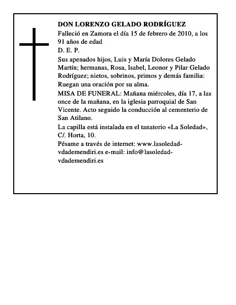 Don Lorenzo Gelado Rodríguez