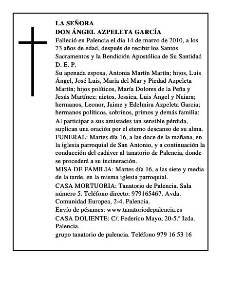 Don Ángel Azpeleta García