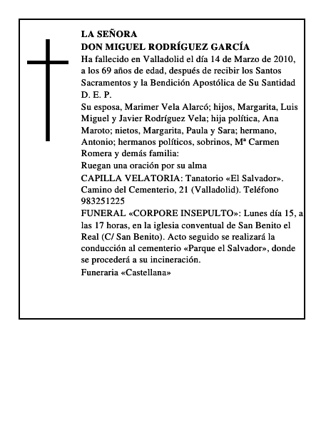 Don Miguel Rodríguez García