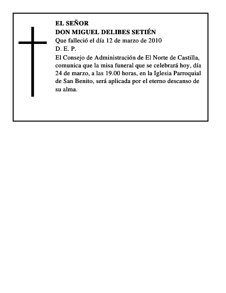 Don Miguel Delibes Setién