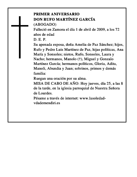 Don Rufo Martínez García