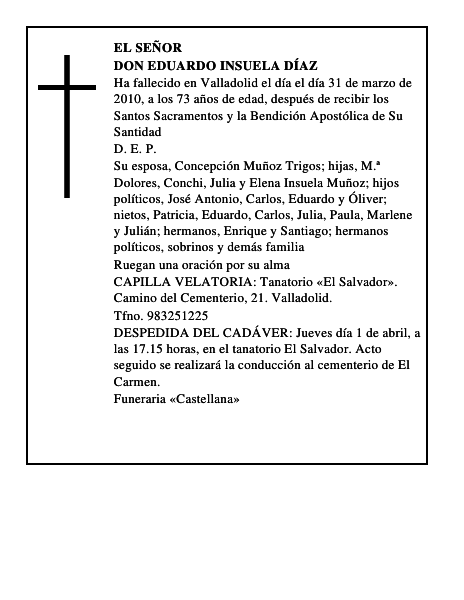 Don Eduardo Insuela Díaz