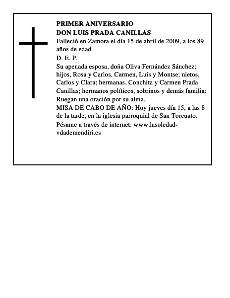 Don Luis Prada Canillas