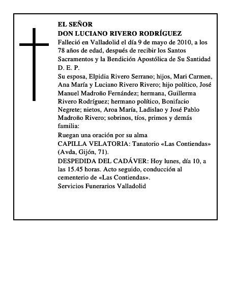 Don Luciano Rivero Rodríguez