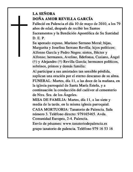 Doña Amor Revilla García