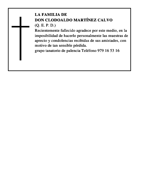Don Clodoaldo Martínez Calvo