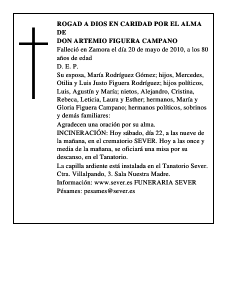Don Artemio Figuera Campano