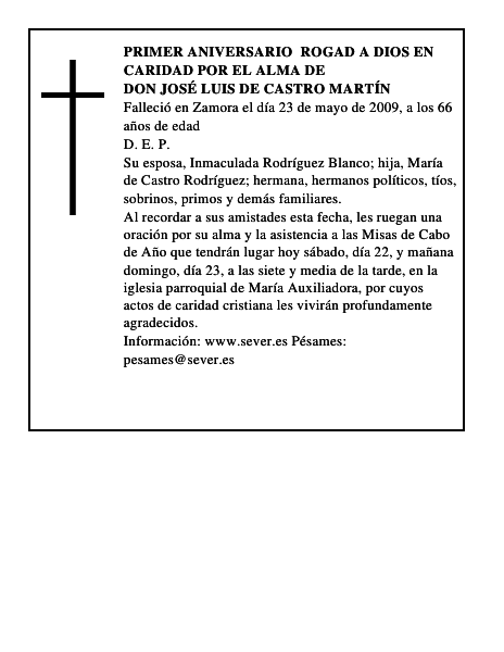 Don José Luis de Castro Martín