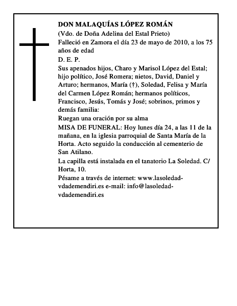 Don Malaquías López Román