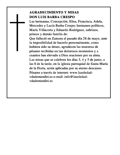 Don Luis Barba Crespo