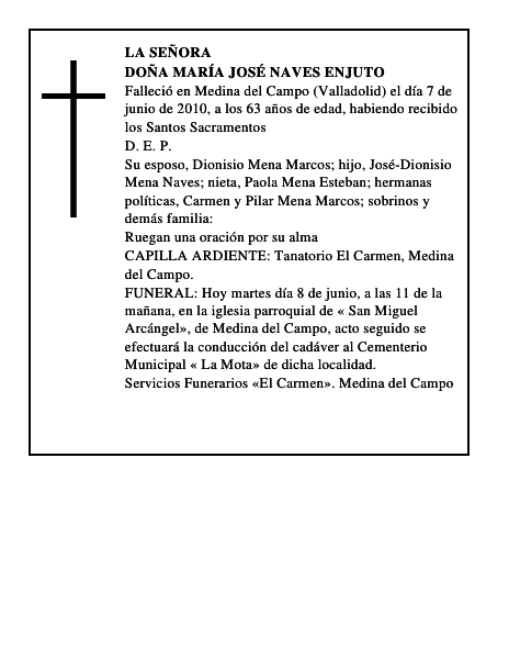 Doña María José Naves Enjuto