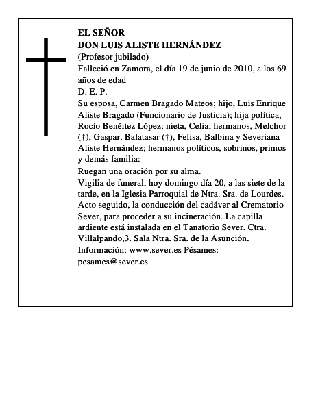 Don Luis Aliste Hernández