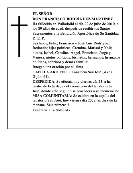 Don Francisco Rodríguez Martínez