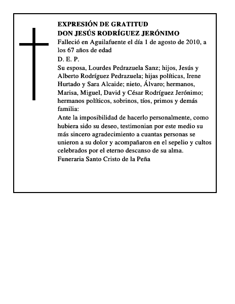 Don Jesús Rodríguez Jerónimo