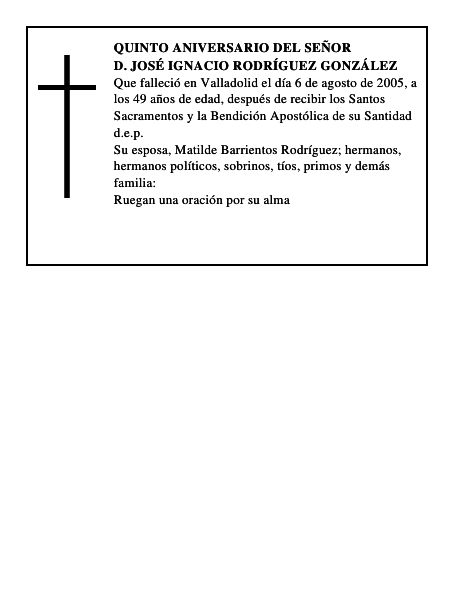 D. José Ignacio Rodríguez González