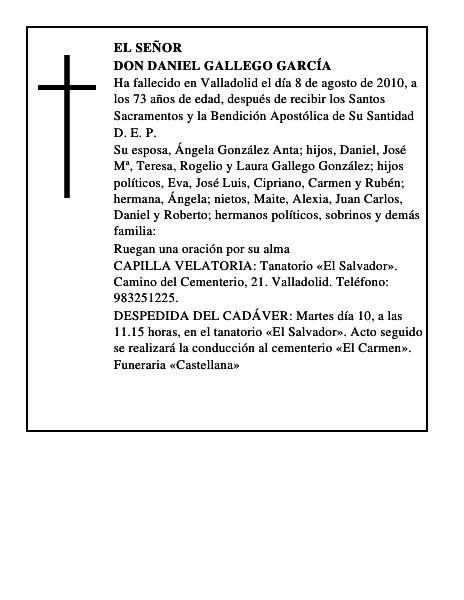 Don Daniel Gallego García