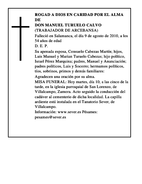 Don Manuel Turuelo Calvo