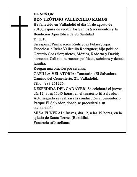 Don Teótimo Vallecillo Ramos
