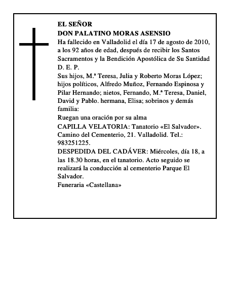 Don Palatino Moras Asensio