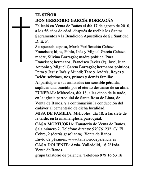 Don Gregorio García Borragán